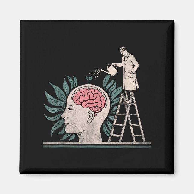 Imã Alimentando a Consciência da Saúde Mental Prevenir (Frente)
