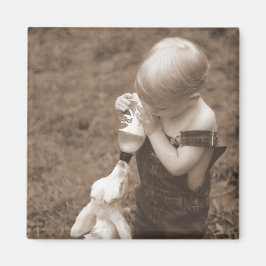 Imã Alimentando o ímã de cabra