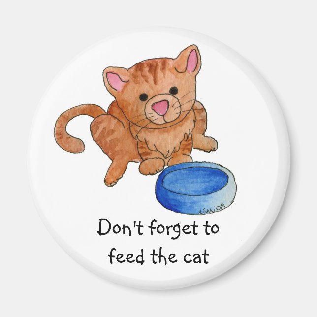 Imã Alimente-me agora o ímã nº 2 (Frente)