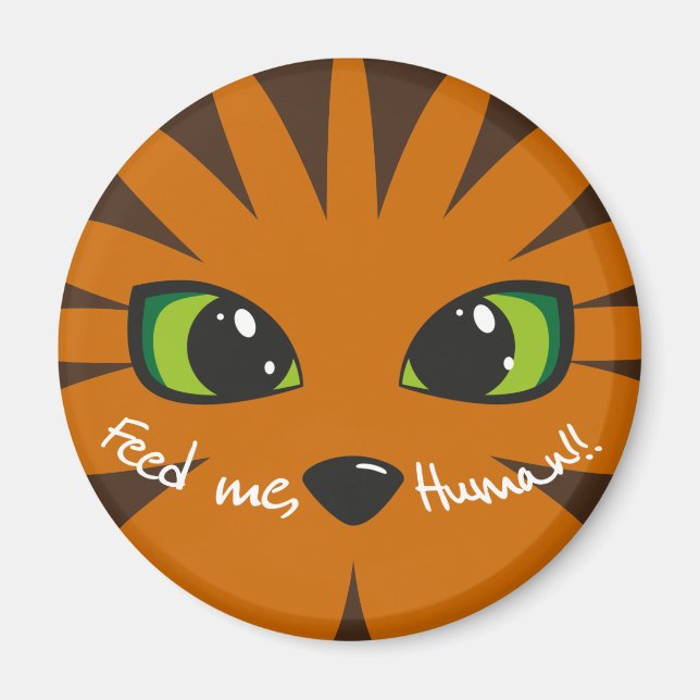 Imã Alimente-me, humano! (Frente)
