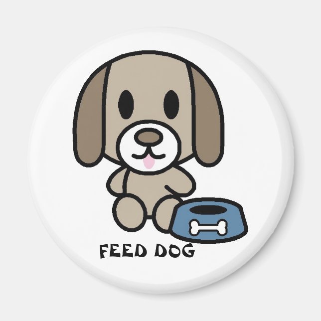 Imã Alimente O Cachorro! (Frente)