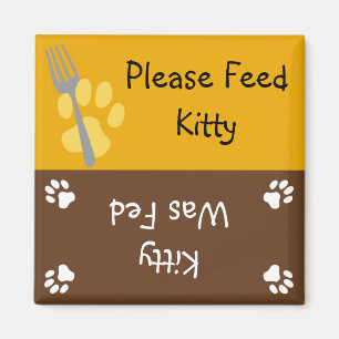 Imã Alimente o gato