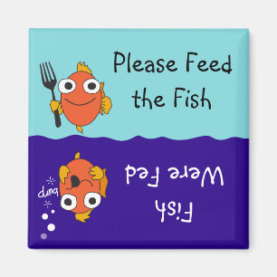 Imã Alimente por favor os peixes