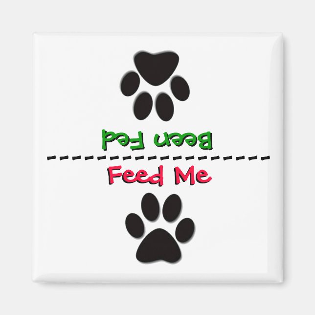 Imã Alimento ou Não Para Alimentação (Frente)