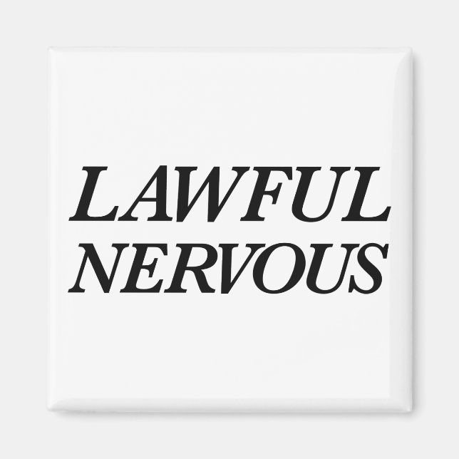 Imã Alinhamento da Busca Nervosa Legal (Frente)