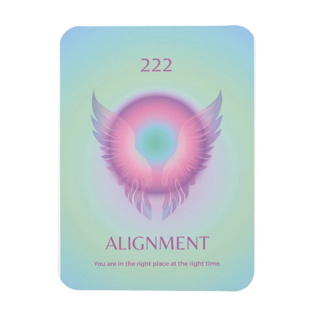 Ímã Alinhamento do Anjo Número Aura Magnet 222 (Vertical)