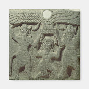 Imã Alivio que descreve Gilgamesh entre dois
