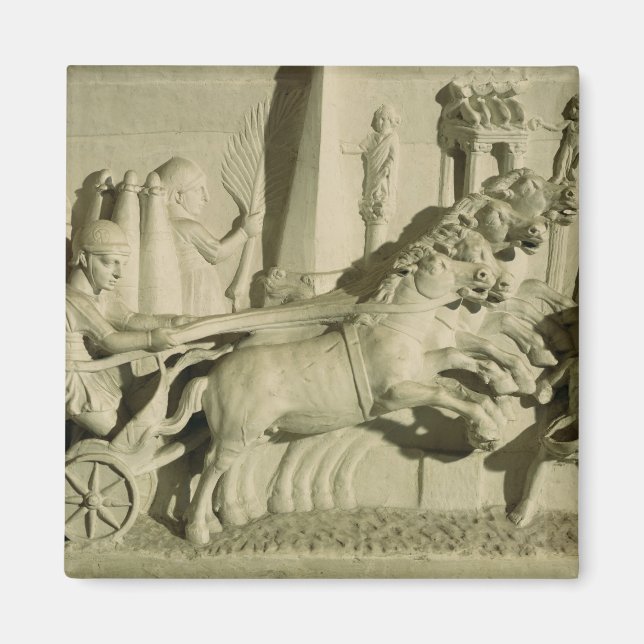 Imã Alivio representando uma corrida carruagem (Frente)