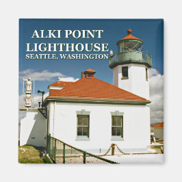 Imã Alki Point Lighthouse, Seattle Washington