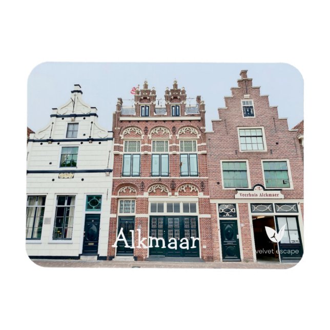 Ímã Alkmaar - Imã de geladeira por Fuga Velvet (Horizontal)