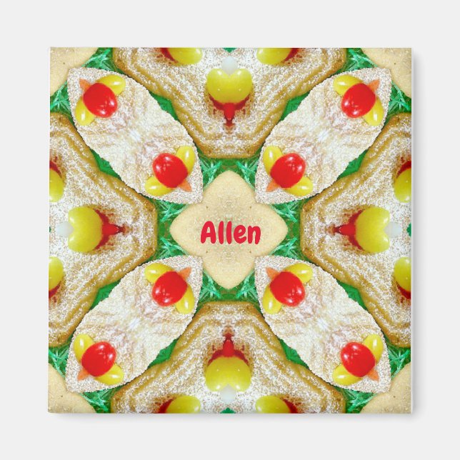 Imã ALLEN ~ Padrão de Páscoa Personalizado ~ (Frente)