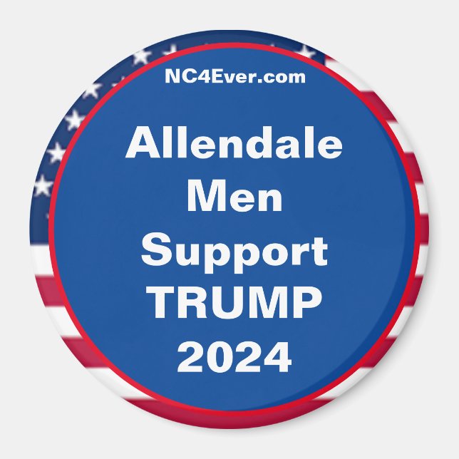 Imã Allendale Men Support TRUMP 2024 (Frente)