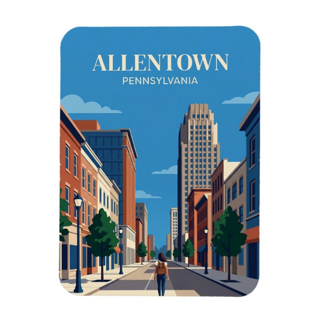 Ímã Allentown, Pensilvânia, EUA (Vertical)