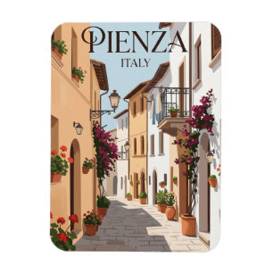 Ímã Alley em Pienza Itália