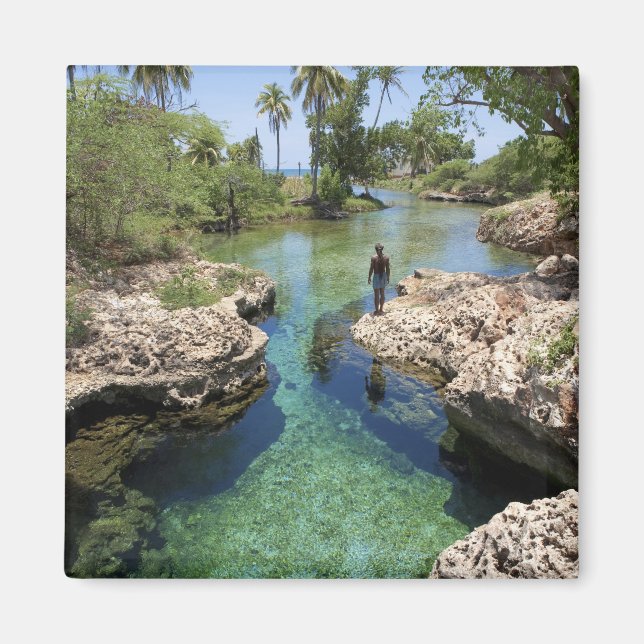 Imã Alligator Hole, Black River Town, Jamaica (Frente)