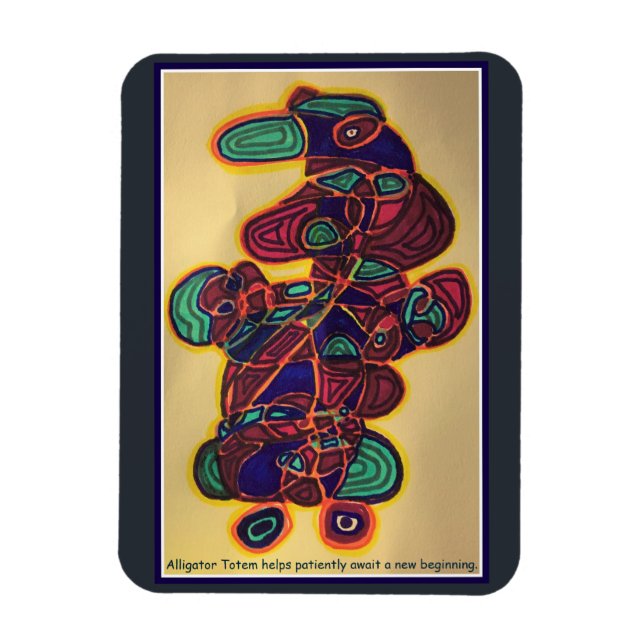 Ímã Alligator Totem Magnet (Vertical)