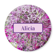 Allium & Summer Flowers - Magnet Personalizado