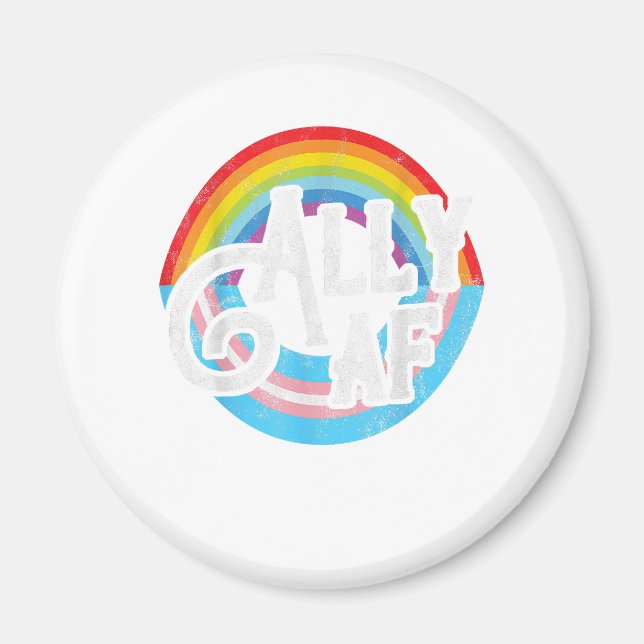 Imã ALLY AF Trans Gift para um membro LGBT (Frente)
