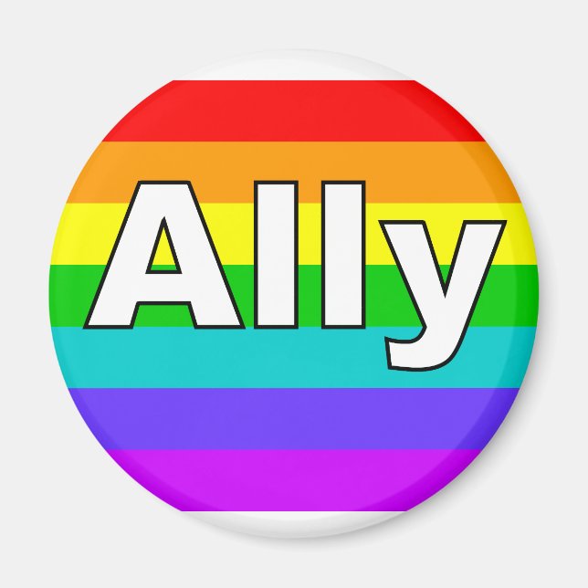 Imã Ally Pride Flag (Frente)