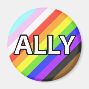 Imã Ally Pride Refrigerator Magnet