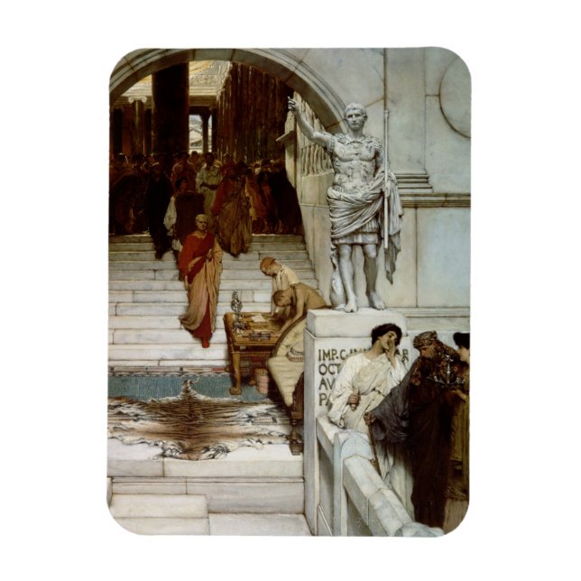 Ímã Alma-Tadema | Público da Agrippa, 1875 (Vertical)