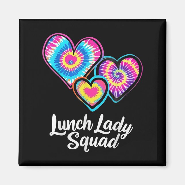Imã Almoço Lady Squad Tie Dye Heareteria Funcionarios  (Frente)