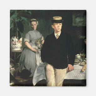 Imã Almoço no estúdio, 1868 de Manet