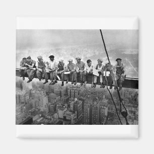 Imã Almoço no topo de um arranha-céu 1932