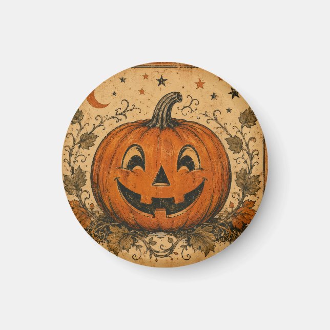 Imã Almofada de lançamento de Halloween de Abóbora Vin (Frente)