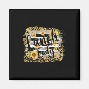 Imã Almofada De Sunflower Leopardo Primeira-Dama De Vo