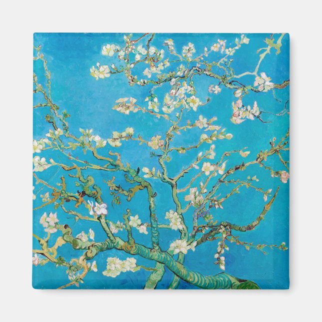 Imã Almond Blossom, Vincent van Gogh (Frente)