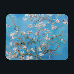 Ímã Almond Blossoms Blue Vincent van Gogh Art Painting<br><div class="desc">Vincent van Gogh (holandês, de 1853 a 1890) Almond Blossom, 1890, Oil on canvas Unframed: 73, 3 cm x 92, 4 cm Vincent van Gogh pintou esta vida estática de flores de amêndoa contra um céu azul para seu sobrinho recém-nascido que foi nomeado após ele. A amêndoa é um símbolo...</div>