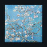 Imã Almond Blossoms Blue Vincent van Gogh Art Painting<br><div class="desc">Vincent van Gogh (holandês, de 1853 a 1890) Almond Blossom, 1890, Oil on canvas Unframed: 73, 3 cm x 92, 4 cm Vincent van Gogh pintou esta vida estática de flores de amêndoa contra um céu azul para seu sobrinho recém-nascido que foi nomeado após ele. A amêndoa é um símbolo...</div>