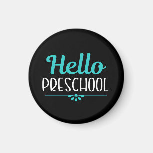 Imã Alô Preschool Primeiro Dia de Professora