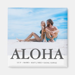 Imã Aloha Beach Photo Hawaii Casamento Favor