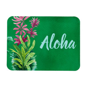 Ímã Aloha cabine tropical havaiana do cruzeiro da flor