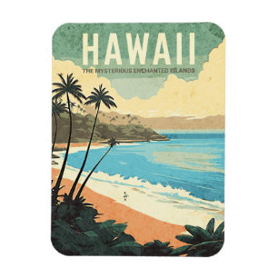 Ímã Aloha da Viagens vintage do Havaí