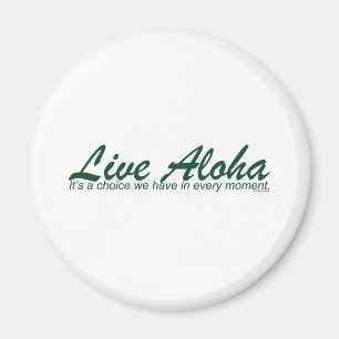 Imã Aloha design vivo da paisagem