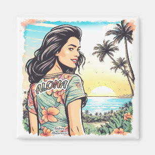 Imã Aloha Girl