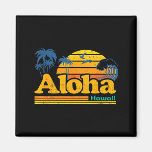Imã Aloha havaí - férias de verão retrô na praia de pa
