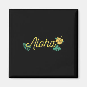 Imã Aloha Havaí Ilha Havaiana Hibisco Tropical Flo