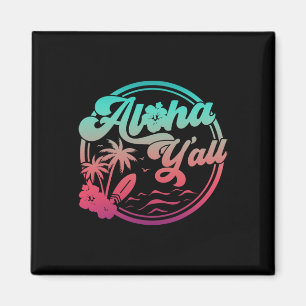 Imã Aloha Havaí Palmeira Tropical Ilha Havaiana Be