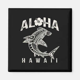 Imã Aloha Havaí Tril Tubarão Polinésio Havaiano Praia