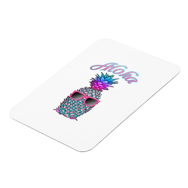 Ímã Aloha Havaiana Colorida (Left Side)