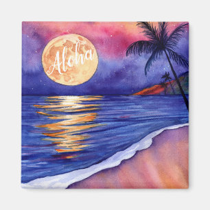 Imã Aloha Havaiana, Lua Cheia de Kauai Magnet
