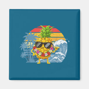 Imã Aloha Havaiano Sinal de Abacaxi Havaí Shaka Humor