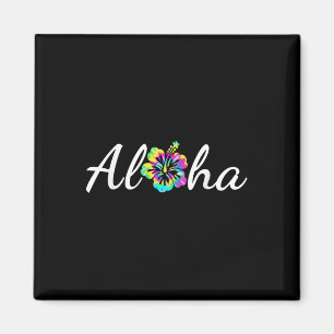 Imã Aloha Hawaii Beach Havaii Island Tie Dye Surfboa