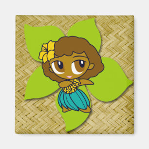 Imã Aloha Honys Hula Girl Magnets