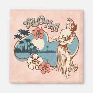Imã Aloha ímã da menina de Hula