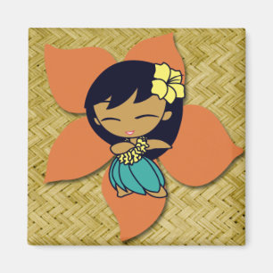 Imã Aloha ímãs da menina de Hula dos méis